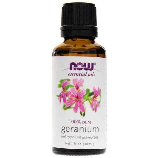 Geranium Essential Oil, NOW Foods