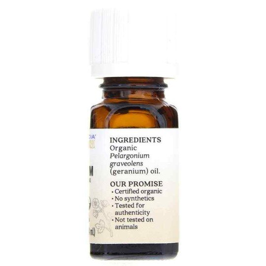 Geranium Organic Essential Oil, .25 Oz, AUC