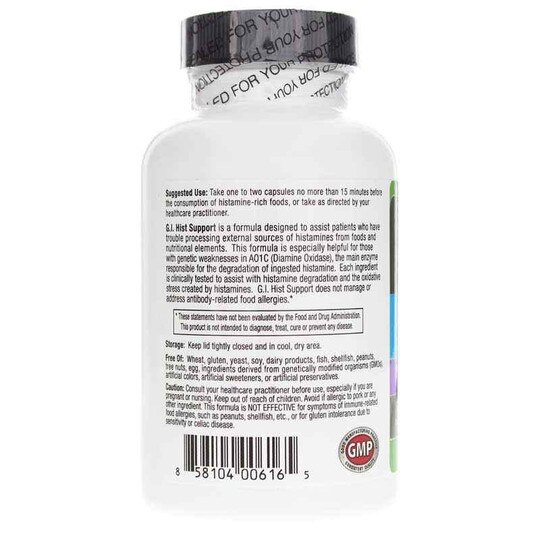 G.I. Hist Support, 60 Veg Capsules, NBX