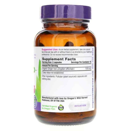 Ginger, 90 Vegan Capsules, OWH