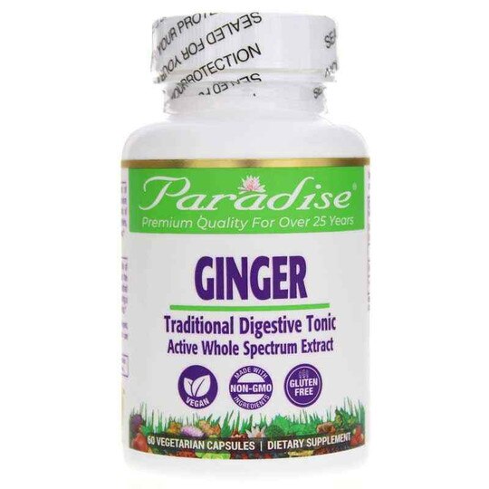 Ginger, 60 Veg Capsules, PHE