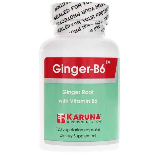 Ginger-B6, 120 Veg Capsules, KRU