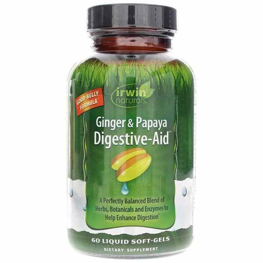 Ginger & Papaya DigestiveAid, Irwin Naturals