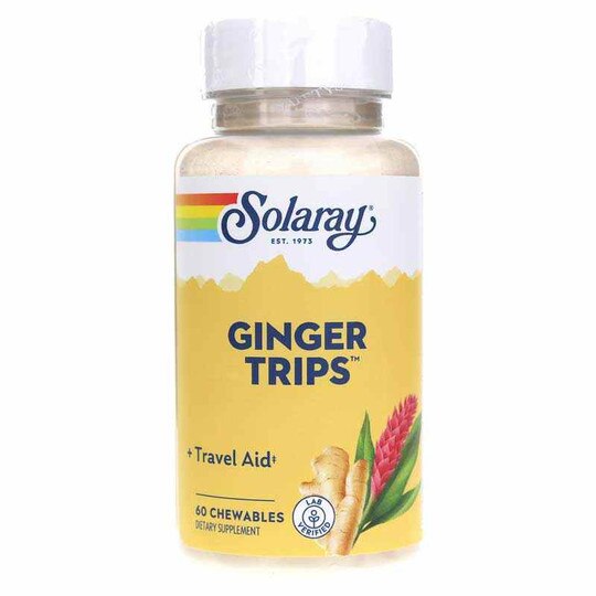 Ginger Trips, 60 Chewables, SLR