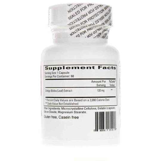 Ginkgo Biloba, 60 Capsules, CR