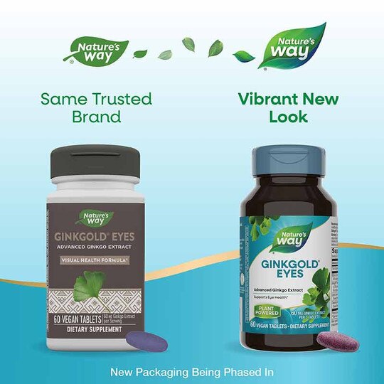 Ginkgold Eyes Lutein 20 Mg, 60 Veg Tablets, NWA