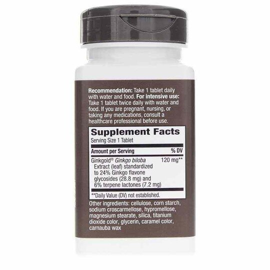 Ginkgold Max 120 Mg for Mental Sharpness, 60 Tablets, NWA
