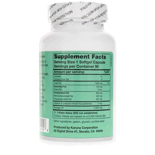 GLA-240 Borage Oil, 90 Softgels, KRU