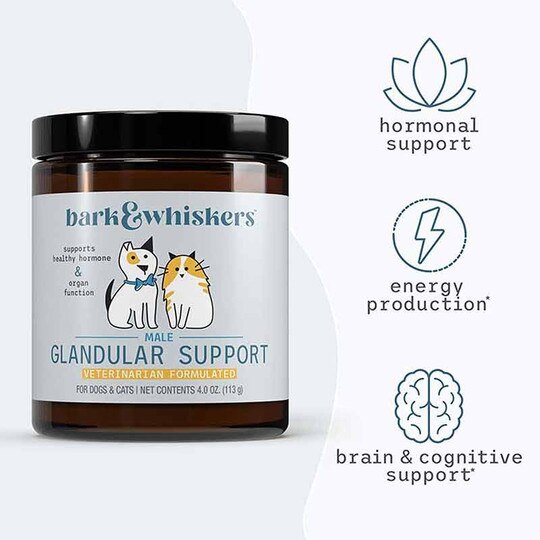 Glandular Support for Dogs & Cats - Male, 4 Oz, BW