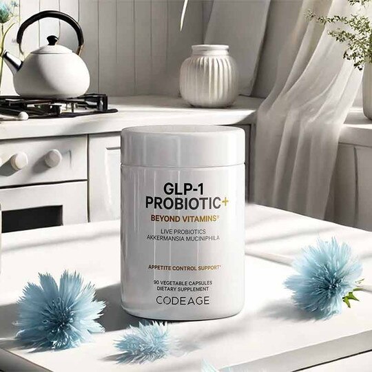 GLP-1 Probiotic+, 90 Vegetable Capsules, CDE