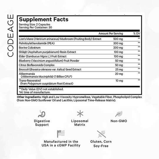 GLP-Harmony Companion+, 60 Veg Capsules, CDE