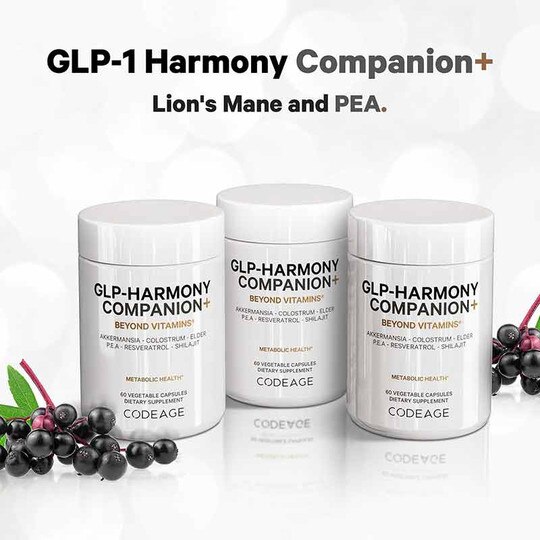 GLP-Harmony Companion+, 60 Veg Capsules, CDE
