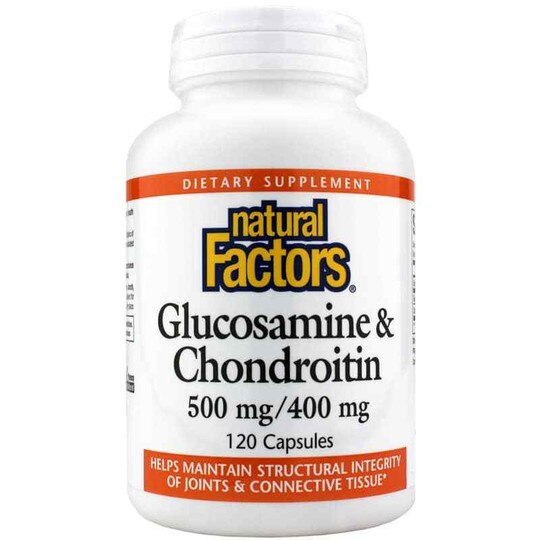 Glucosamine & Chondroitin 500 Mg/400 Mg, Natural Factors