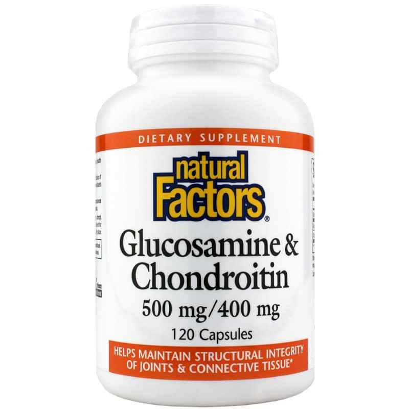 Glucosamine & Chondroitin 500 Mg/400 Mg, Natural Factors