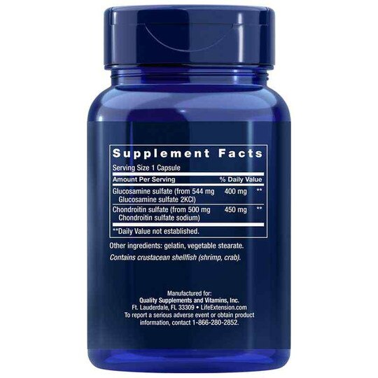 Glucosamine/Chondroitin, 100 Capsules, LFE