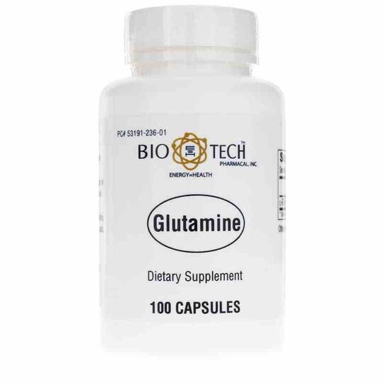 Glutamine, 100 Capsules, BTP