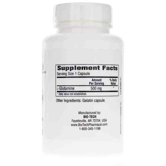 Glutamine, 100 Capsules, BTP