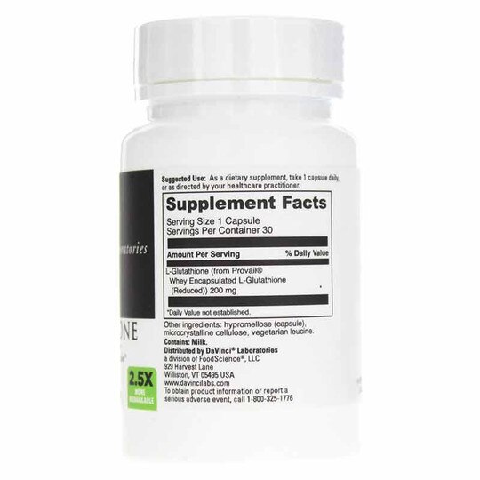 Glutathione, 30 Capsules, DL