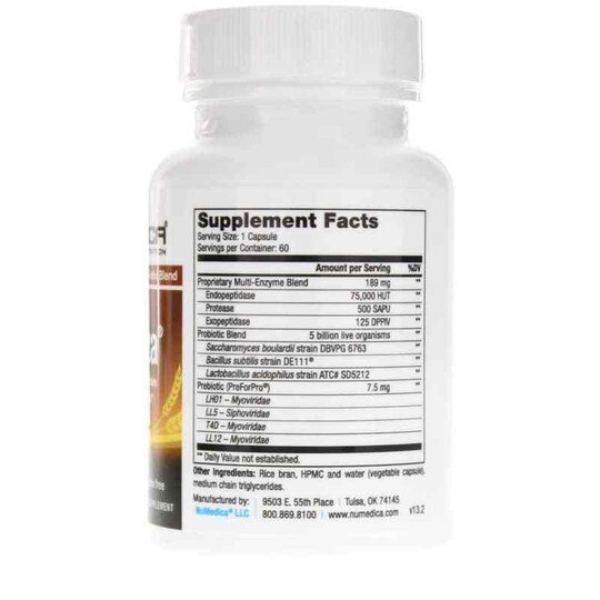 Glutenza, 60 Veg Capsules, NUM