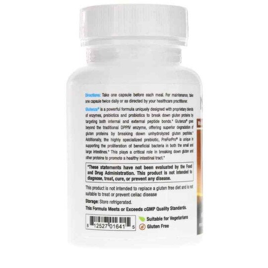 Glutenza, 60 Veg Capsules, NUM