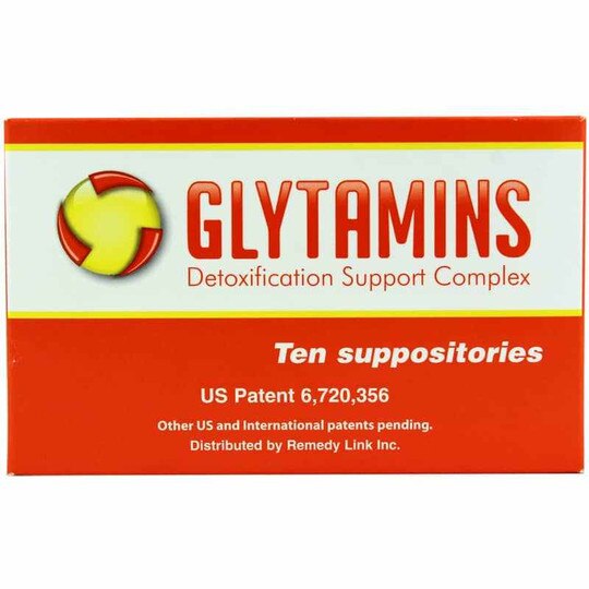Glytamins Detoxification Support, 10 Suppositories, RML