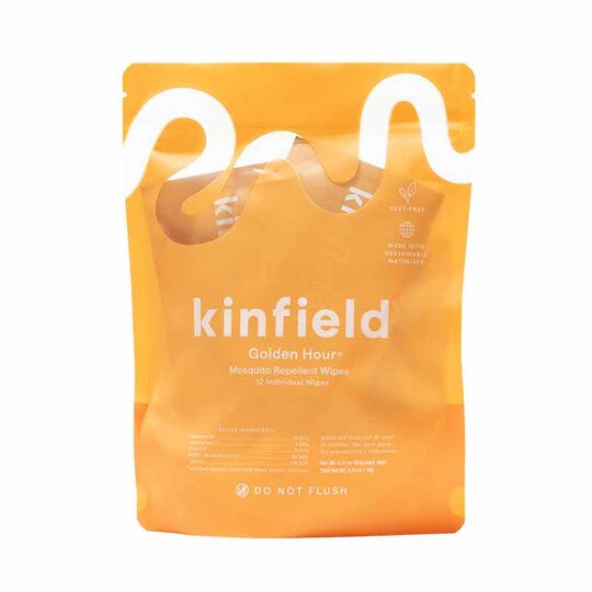 Golden Hour Mosquito Repellent Wipes, 12 Wipes, KFD