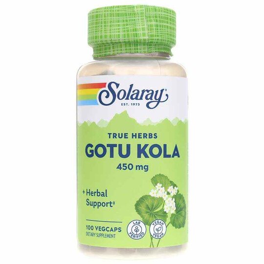 Gotu Kola 450 Mg, 100 Veg Capsules, SLR