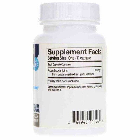 Grape Seed Extract 100 Mg, 60 Capsules, PRG