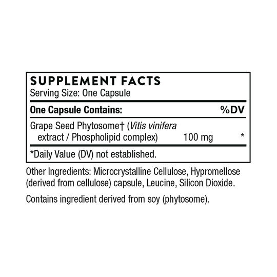 Grape Seed Extract (formerly O.P.C.-100), 60 Capsules, THR