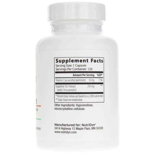 Grapefruit Seed Extract, 120 Capsules, ND