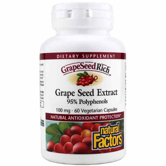 GrapeSeedRich Grape Seed Extract 100 Mg, Natural Factors