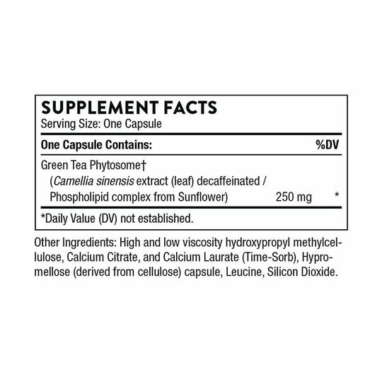 Green Tea Phytosome, 60 Veg Capsules, THR