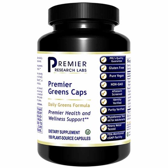 Greens Caps Greens Formula, 150 Veg Capsules, PRL