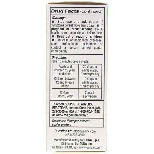 Guna-Flam Relief, 1 Oz, GBT