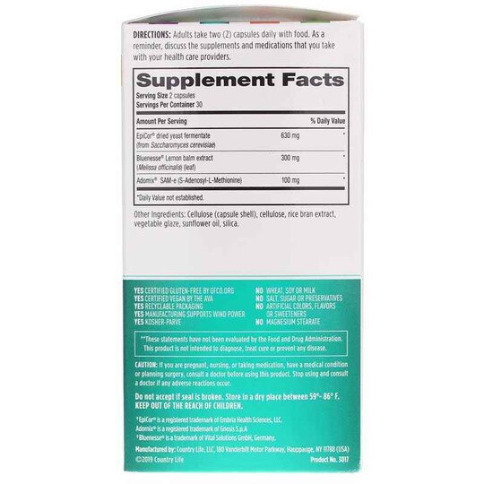 Gut Connection Mood Balance, 60 Capsules, CTL