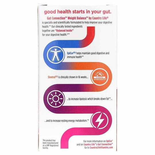 Gut Connection Weight Balance, 120 Vegan Capsules, CTL