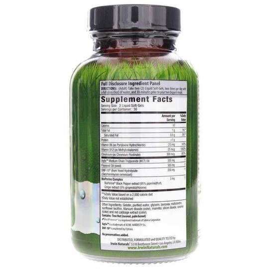 Gut-to-Brain Hunger Control, 60 Liquid Softgels, IRN