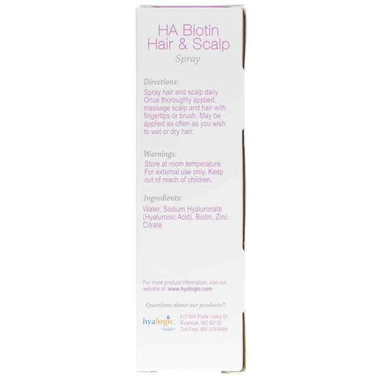 HA Biotin Hair & Scalp Spray, 4 Oz, HYG