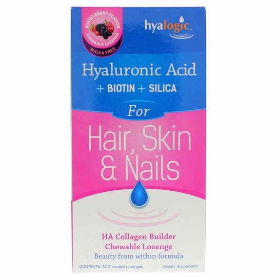 HA Collagen Builder Lozenge for Hair Skin & Nails, 30 C, HYG