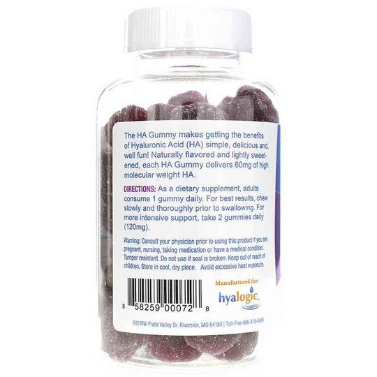 HA Gummy for Joints Skin & Eyes, 60 Gummies, HYG