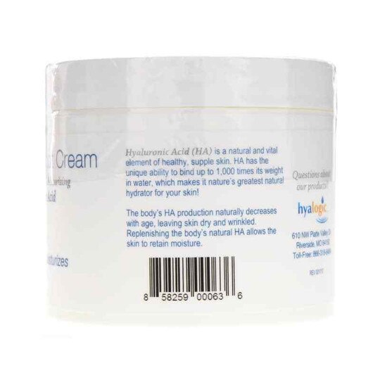 HA Intensive Foot Cream with Hyaluronic Acid, 4 Oz, HYG