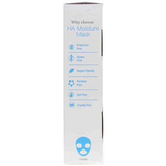 HA Moisture Mask with Hyaluronic Acid, 4 Pack(s), HYG
