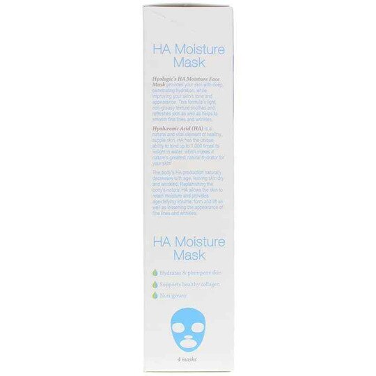 HA Moisture Mask with Hyaluronic Acid, 4 Pack(s), HYG