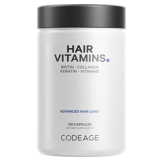 Hair Vitamins, 120 Capsules, CDE