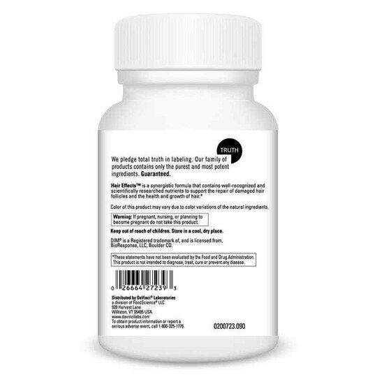 Hair Effects, 90 Veg Capsules, DL