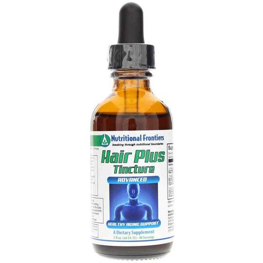 Hair Plus Organic Herbal Tincture, Nutritional Frontiers