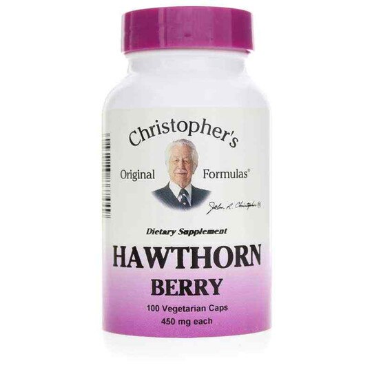 Hawthorn Berry Caps, 100 Veg Capsules, DRC