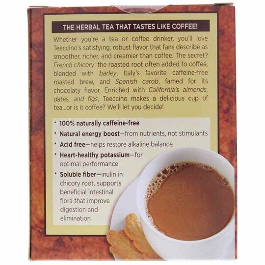 Hazelnut Tea, Teeccino Herbal Coffee