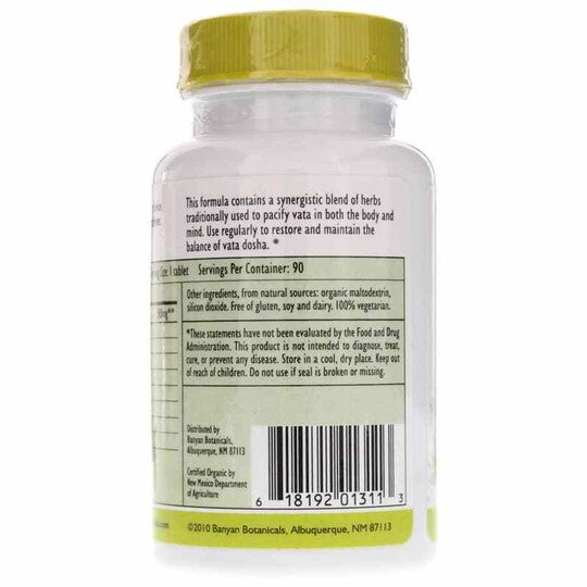 Healthy Vata, 90 Tablets, BYB