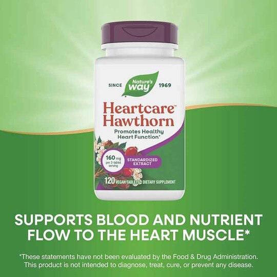 HeartCare Standardized Hawthorn, 120 Tablets, NWA